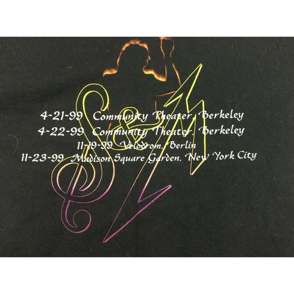 VTG METALLICA Limited 1999 S&M Concert T-Shirt XL - Picture 4 of 8